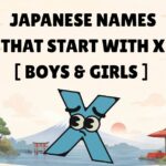 Japanese names that start with x